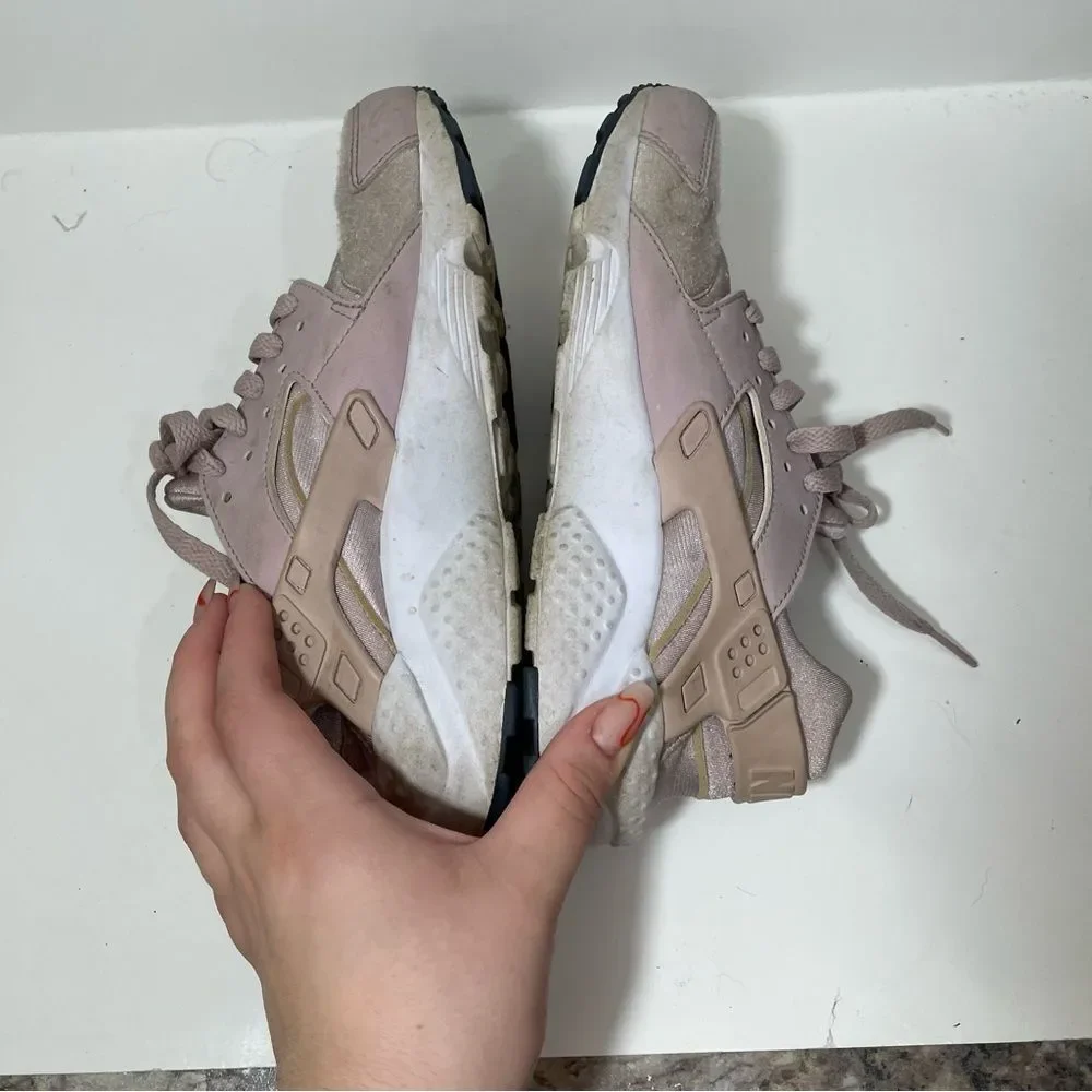 Nike Huarache Blush Pink Athletic Sneakers